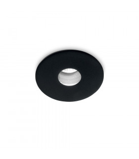 Foco empotrable Room-33 Metal, aluminio Negro 1 bombilla 8cm