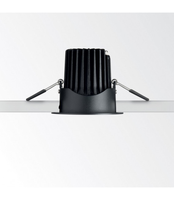 Foco empotrable Room-33 Metal, aluminio Negro 1 bombilla 8cm