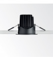 Recessed spotlight Room-33 Metal, aluminum Black 1 bulb 8cm