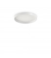 Integrated LED ceiling light Fly Metal, aluminium, white plastic 1 bulb 7cm
