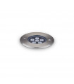 Garden recessed Floor Metal, aluminum Steel 1 bulb 9cm
