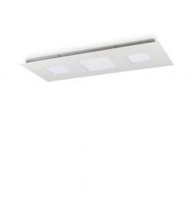 Plafoniera Relax Metallo, alluminio bianco 1 lampadina 4cm