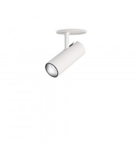 Einbaustrahler Play Metal, Weißaluminium 1 flammig 12,5cm