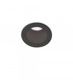 Recessed spotlight Quark Metal, aluminum Black 1 bulb 6.1cm
