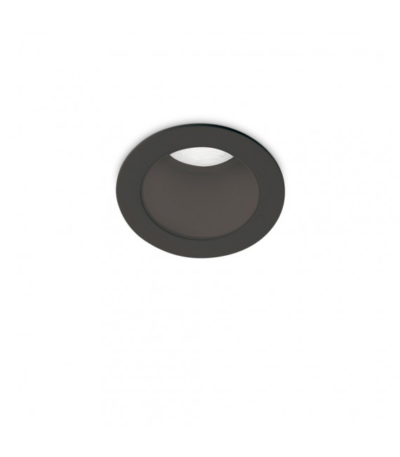 Foco empotrable Quark Metal, aluminio Negro 1 bombilla 6,1cm