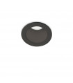 Recessed spotlight Quark Metal, aluminum Black 1 bulb 6.1cm