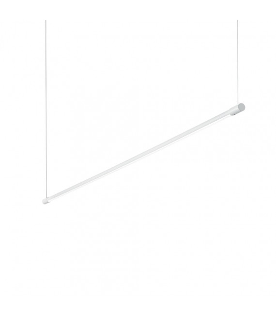Suspension LED intégré Yoko 1 ampoule Métal,aluminium,plastique blanc