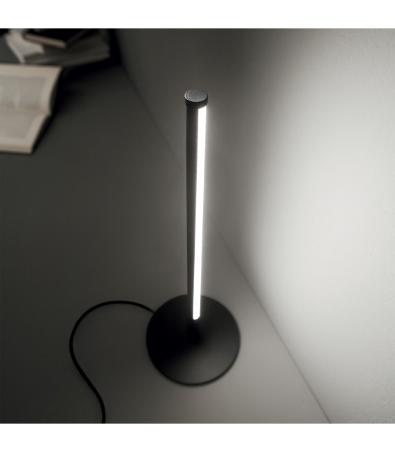 Integrierte LED-Leuchte Yoko Metall, Aluminium, Kunststoff Schwarz 1 Glühbirne 46cm