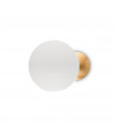 Eclissi wall light 1 bulb Metal White gold