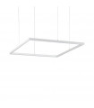 Suspension LED intégré Oracle 1 ampoule Métal,aluminium,plastique blanc