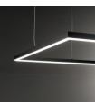 Suspension LED intégré Oracle 1 ampoule Métal,aluminium,plastique blanc