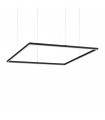 Suspension LED intégré Oracle 1 ampoule Métal,aluminium,plastique Noir
