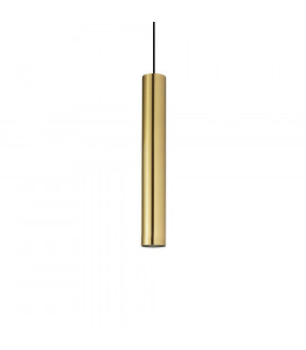 Lampada a sospensione design Look 1 lampadina Metallo Ottone
