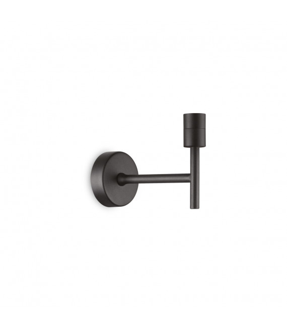 Set applique Metallo, alluminio Nero 1 lampadina 16cm