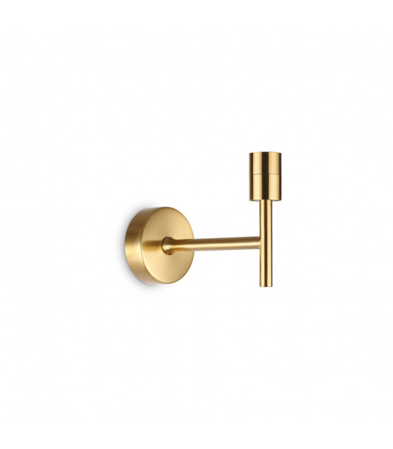 Aplique de pared Set Metal, aluminio Latón 1 bombilla 16cm