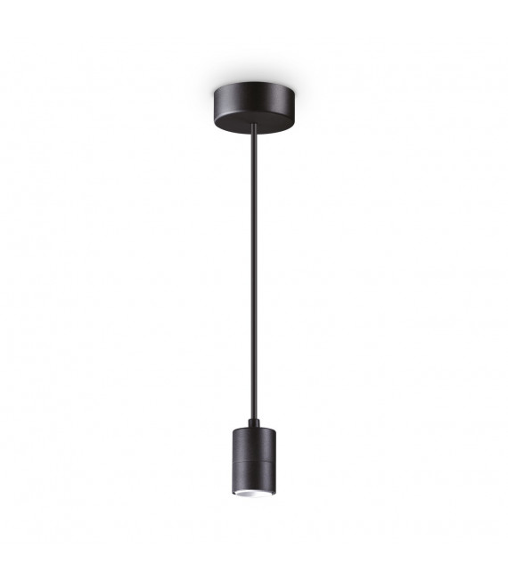 Sospensione design Set 1 lampadina Metallo, alluminio Nero