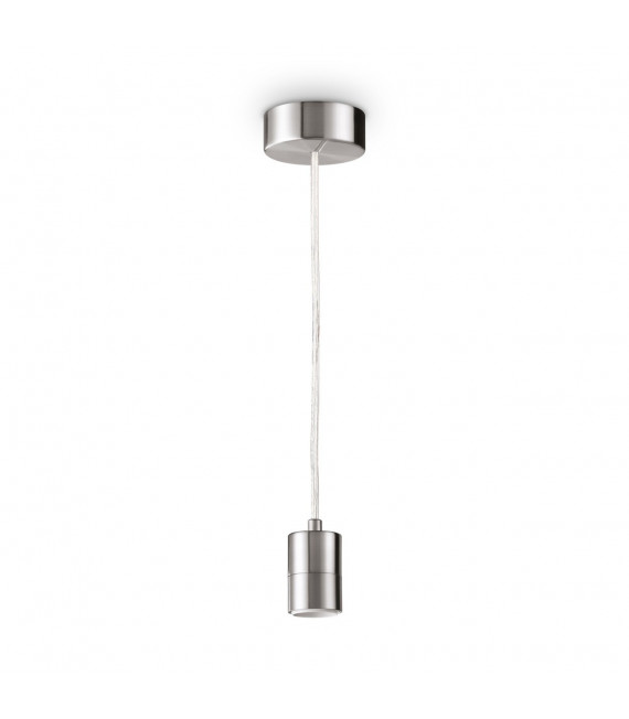 Sospensione design Set 1 lampadina Metallo, alluminio Nichel