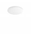 Plafonnier Level Verre,métal blanc 1 ampoule 8,5cm