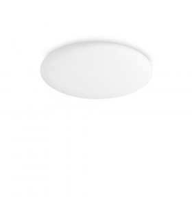 Plafoniera Level Glass, metallo bianco 1 lampadina 8,5cm