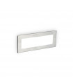 Applique encastrée de jardin Leo Métal,aluminium Acier 1 ampoule 6cm