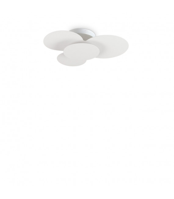 Plafonnier Cloud Métal blanc 1 ampoule 14cm