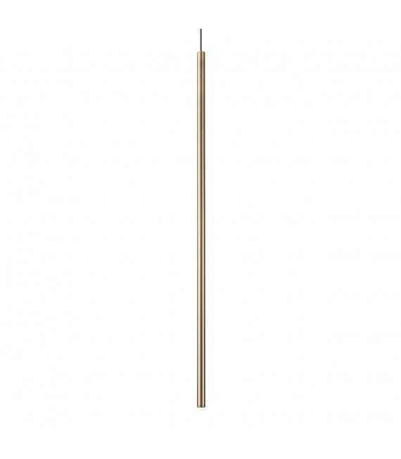 Sospensione design Filo 1 lampadina Metallo, alluminio Ottone