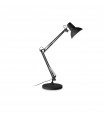 Table lamp Wally Matt black metal 1 bulb 58cm