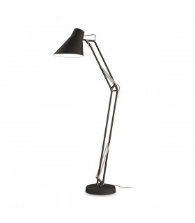 Lampe de bureau Sally Métal Noir mat 1 ampoule 160cm