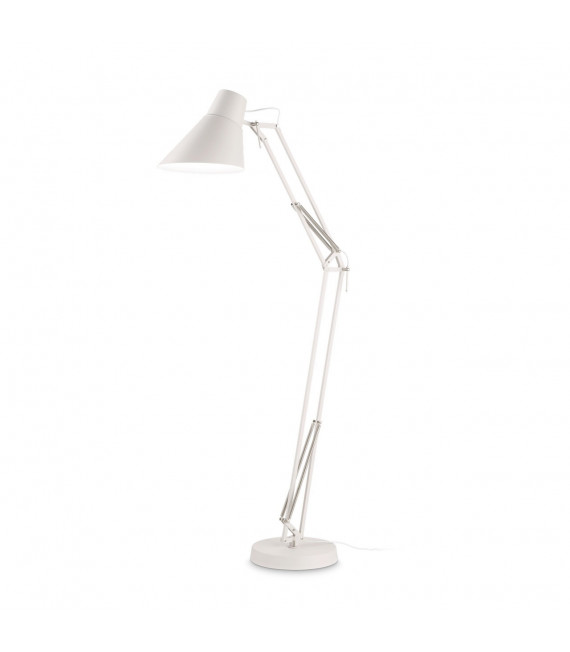 Sally desk lamp Matt white metal 1 bulb 160cm