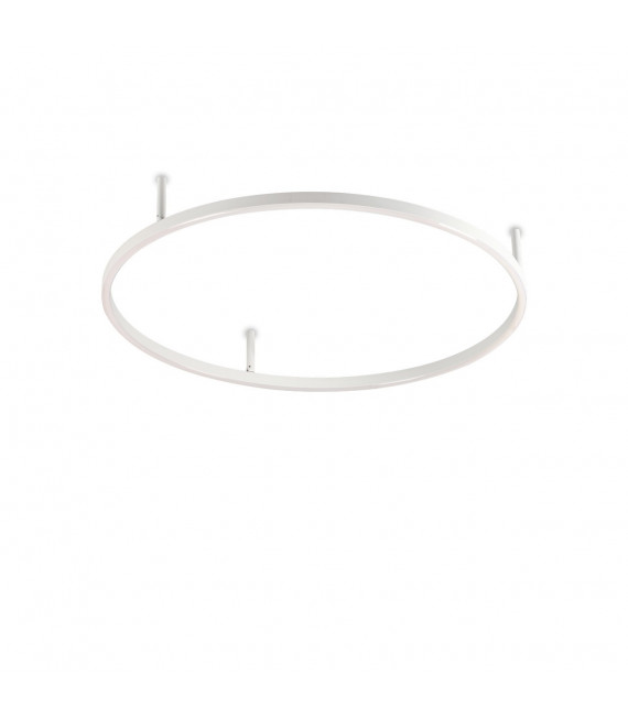 Plafón LED integrado Oracle Metal, aluminio blanco 1 bombilla 7cm