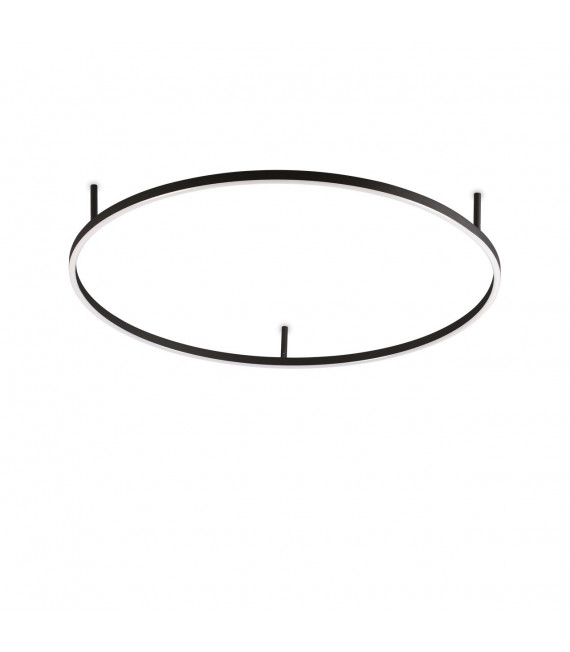 Plafonnier LED intégré Oracle Métal,aluminium Noir 1 ampoule 7cm