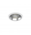 Recessed spotlight Off Metal, white aluminum 1 bulb 7.6cm