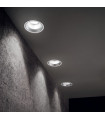 Spot encastré Off Métal,aluminium blanc 1 ampoule 10cm