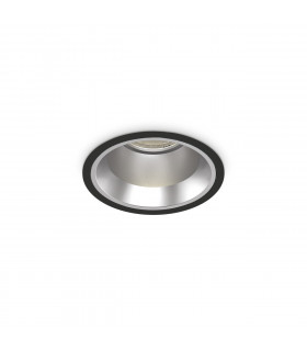 Recessed spotlight Off Metal, aluminum Black 1 bulb 7.6cm