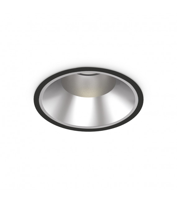 Recessed spotlight Off Metal, aluminum Black 1 bulb 13.2cm