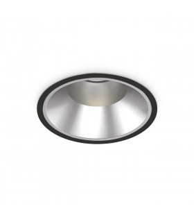Einbaustrahler Off Metal, Aluminium Schwarz 1 flammig 13,2cm