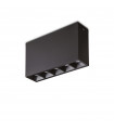 Spot Downlight Lika Métal,aluminium Noir 1 ampoule 8cm