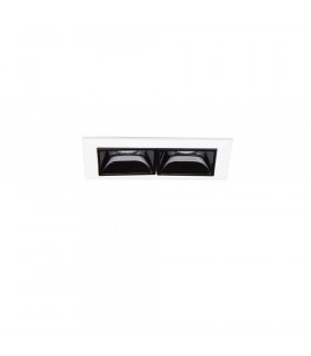 Recessed spotlight Lika Metal, aluminum Black 1 bulb 4.8cm