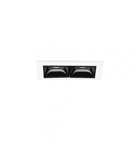 Einbaustrahler Lika Metal, Aluminium Schwarz 1 Glühbirne 4,8cm