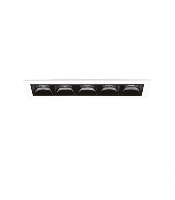 Recessed spotlight Lika Metal, aluminum Gray 1 bulb 4.8cm