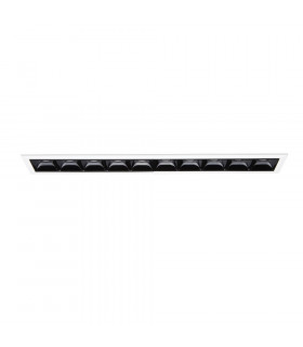 Recessed spotlight Lika Metal, aluminum Black 1 bulb 4.8cm