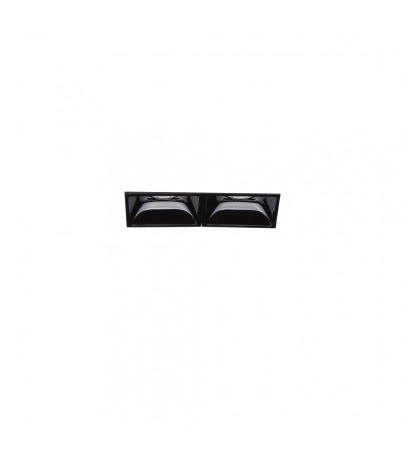 Faretto da incasso Lika Metallo, alluminio Nero 1 lampadina 5,4cm