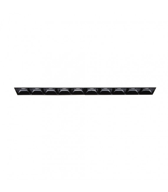 Faretto da incasso Lika Metallo, alluminio Nero 1 lampadina 5,4cm