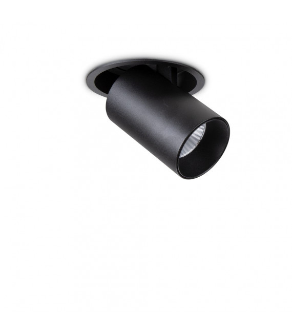 Foco empotrable Nova Metal, aluminio Negro 1 bombilla 11,1cm