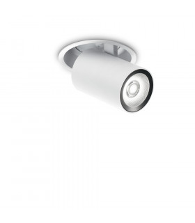 Recessed spotlight Nova Metal, white aluminum 1 bulb 11.1cm
