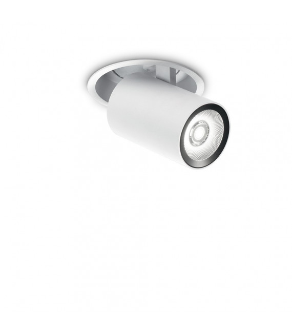 Recessed spotlight Nova Metal, white aluminum 1 bulb 11.1cm