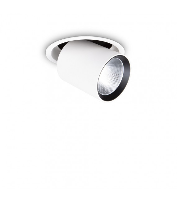 Foco empotrable Nova Metal aluminio blanco 1 bombilla 13,8cm