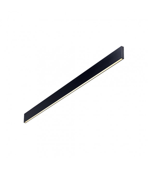 Linus integrated LED wall light Metal, black aluminum 1 bulb 9.5cm