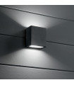 Argo Metal Anthracite wall light 1 bulb 9cm