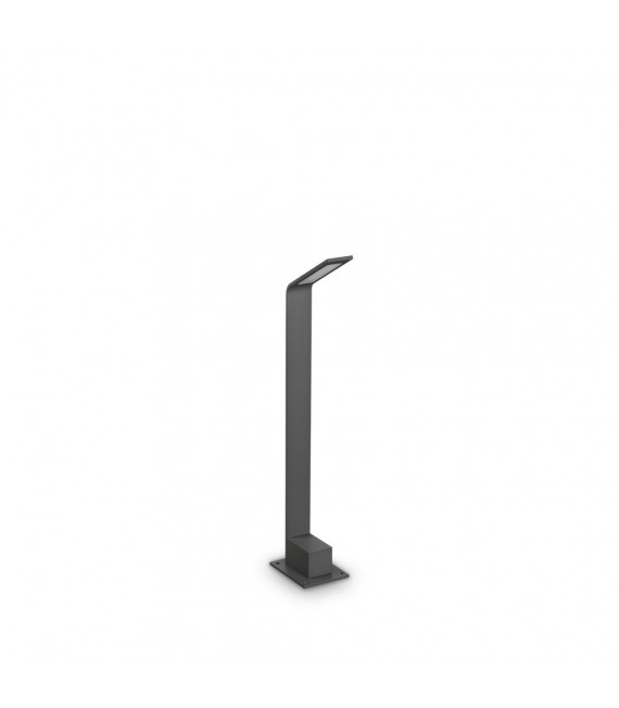 Borne de jardin Agos Métal,aluminium Anthracite 1 ampoule 60cm